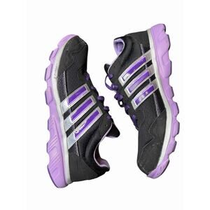 Adidas Women’s Size 10 Black Purple Athletic Running Sneakers Ortholite